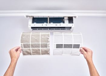 Чистка фильтра кондиционера